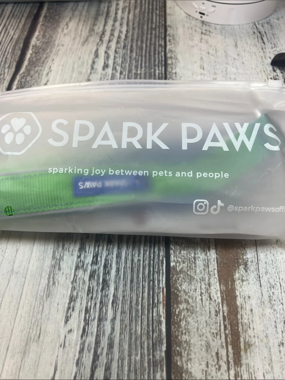 Spark Paws XXL Padded  Dog Collar | Reflective | LIME WAVE | Heavy Duty SZ E